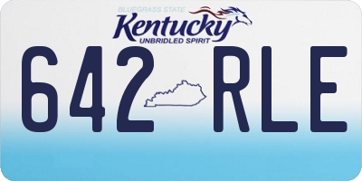 KY license plate 642RLE