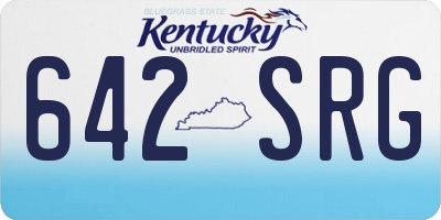 KY license plate 642SRG