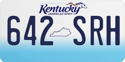 KY license plate 642SRH