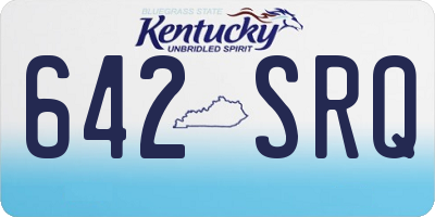KY license plate 642SRQ