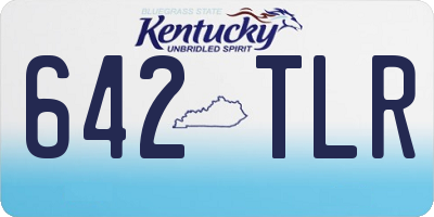 KY license plate 642TLR