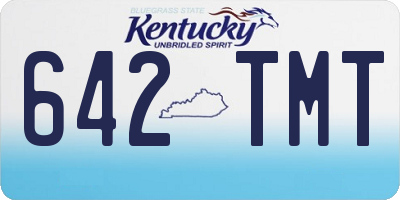 KY license plate 642TMT
