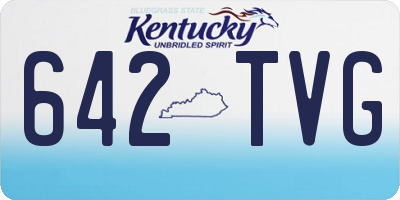 KY license plate 642TVG