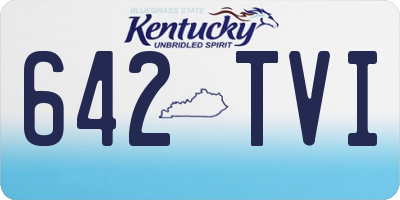 KY license plate 642TVI