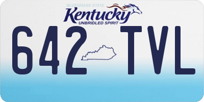 KY license plate 642TVL