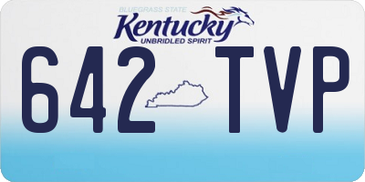 KY license plate 642TVP