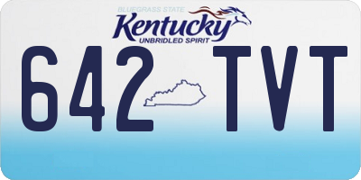 KY license plate 642TVT