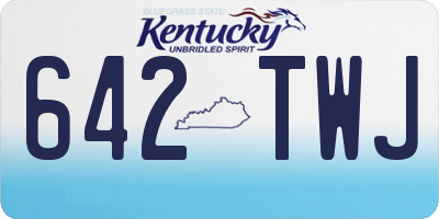 KY license plate 642TWJ