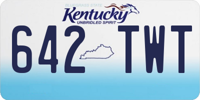 KY license plate 642TWT