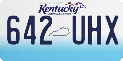 KY license plate 642UHX