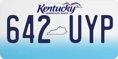 KY license plate 642UYP