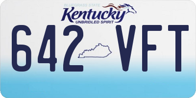 KY license plate 642VFT