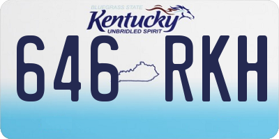 KY license plate 646RKH