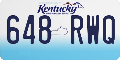 KY license plate 648RWQ