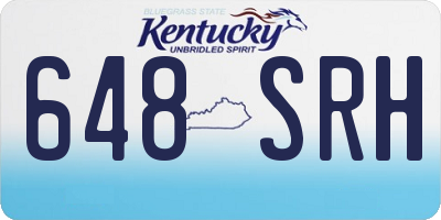 KY license plate 648SRH