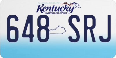 KY license plate 648SRJ