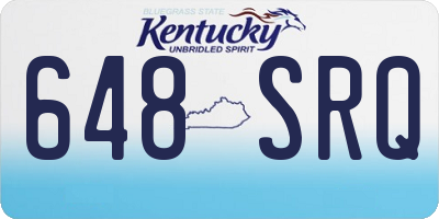 KY license plate 648SRQ