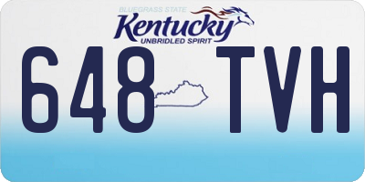 KY license plate 648TVH