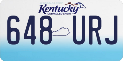KY license plate 648URJ