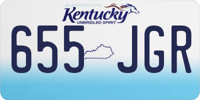 KY license plate 655JGR