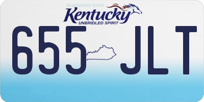KY license plate 655JLT