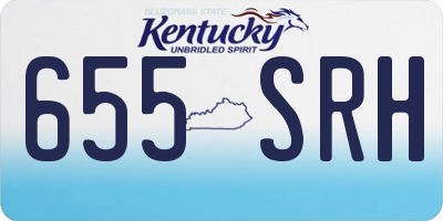 KY license plate 655SRH