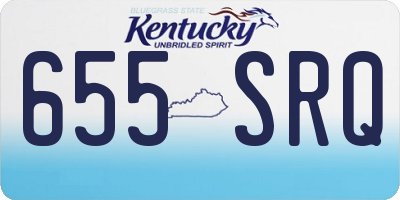 KY license plate 655SRQ