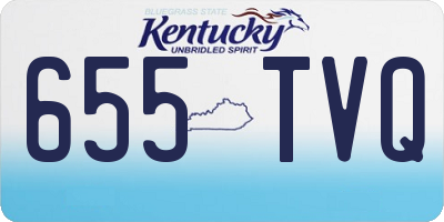 KY license plate 655TVQ