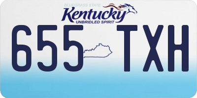 KY license plate 655TXH
