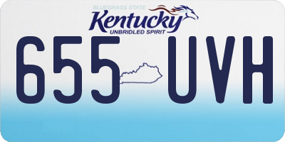 KY license plate 655UVH
