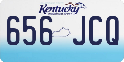 KY license plate 656JCQ