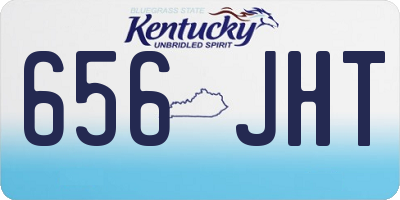 KY license plate 656JHT