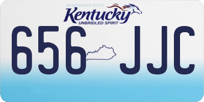 KY license plate 656JJC