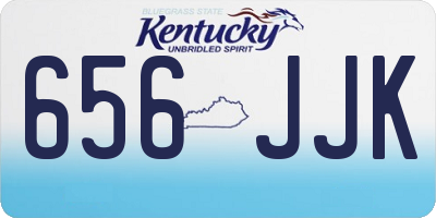 KY license plate 656JJK