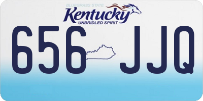 KY license plate 656JJQ