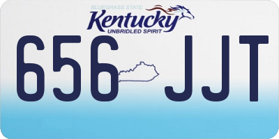 KY license plate 656JJT