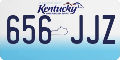 KY license plate 656JJZ