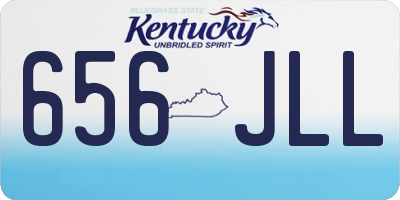 KY license plate 656JLL