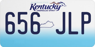 KY license plate 656JLP
