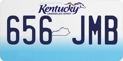 KY license plate 656JMB