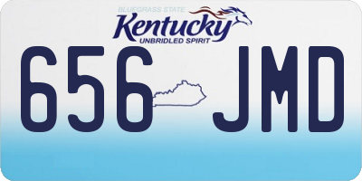KY license plate 656JMD