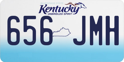 KY license plate 656JMH