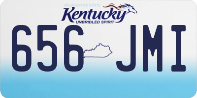 KY license plate 656JMI