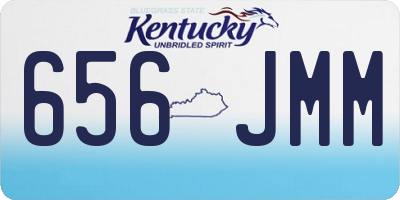 KY license plate 656JMM