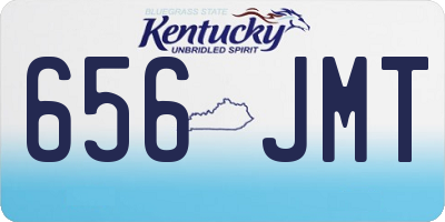 KY license plate 656JMT