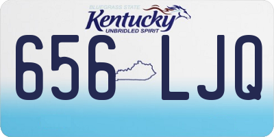 KY license plate 656LJQ