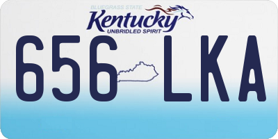 KY license plate 656LKA