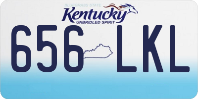 KY license plate 656LKL