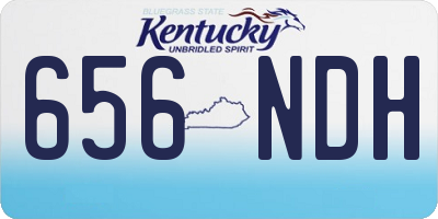KY license plate 656NDH