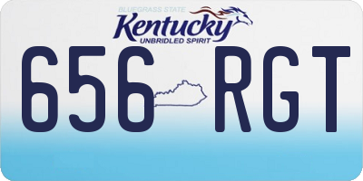 KY license plate 656RGT